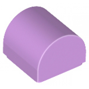 steen 1x1x2/3 aangepast gebogen medium lavender